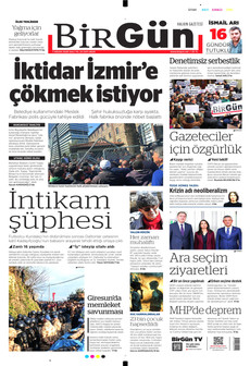 BİRGÜN 7 Nisan 2026 gazete manşeti