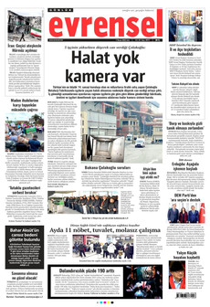 EVRENSEL 7 Nisan 2026 gazete manşeti