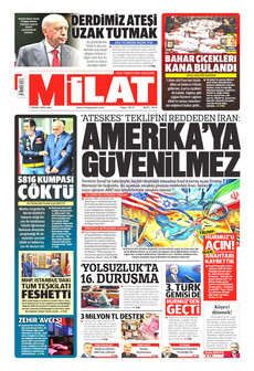 MİLAT 7 Nisan 2026 gazete manşeti