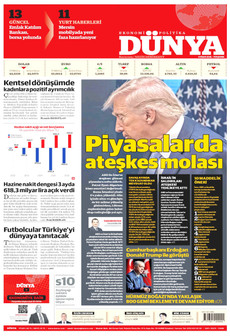 DÜNYA 9 Nisan 2026 gazete manşeti
