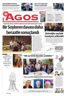 AGOS 10 Nisan 2026 gazete manşeti