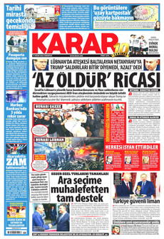 KARAR 11 Nisan 2026 gazete manşeti