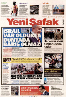 YENİ ŞAFAK 13 Nisan 2026 gazete manşeti