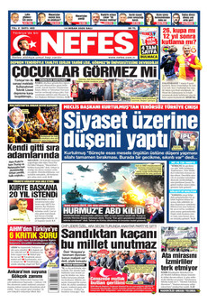 NEFES 14 Nisan 2026 gazete manşeti