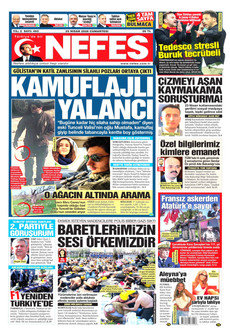 NEFES 25 Nisan 2026 gazete manşeti