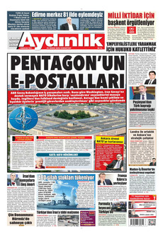 AYDINLIK GAZETESİ 25 Nisan 2026 gazete manşeti