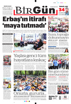 BİRGÜN 25 Nisan 2026 gazete manşeti