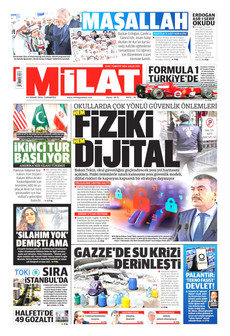MİLAT 25 Nisan 2026 gazete manşeti