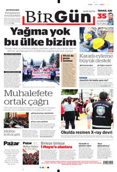 BİRGÜN 26 Nisan 2026 gazete manşeti