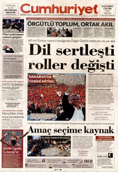 CUMHURİYET 27 Nisan 2026 gazete manşeti