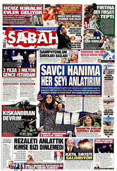 SABAH 28 Nisan 2026 gazete manşeti