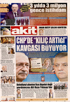 YENİ AKİT 28 Nisan 2026 gazete manşeti