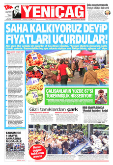 YENİÇAĞ 28 Nisan 2026 gazete manşeti