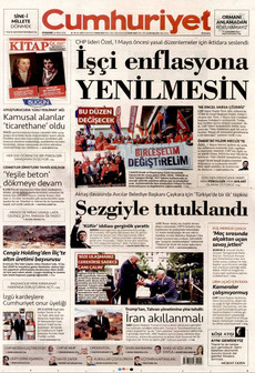CUMHURİYET 30 Nisan 2026 gazete manşeti