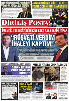 DİRİLİŞ POSTASI 30 Nisan 2026 gazete manşeti
