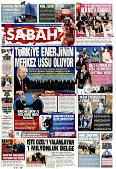 SABAH 15 Mayıs 2026 gazete manşeti
