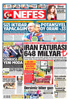 NEFES 16 Haziran 2026 gazete manşeti