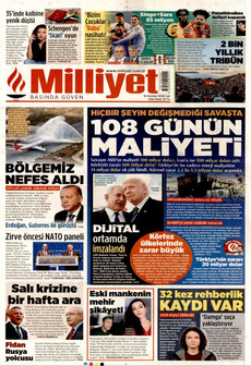 MİLLİYET 16 Haziran 2026 gazete manşeti