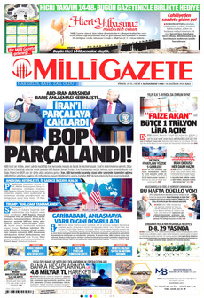 MİLLİ GAZETE 16 Haziran 2026 gazete manşeti
