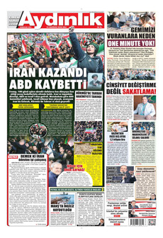 AYDINLIK GAZETESİ 16 Haziran 2026 gazete manşeti