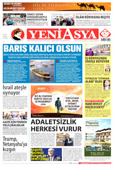 YENİ ASYA 16 Haziran 2026 gazete manşeti