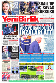 YENİBİRLİK 16 Haziran 2026 gazete manşeti