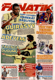 FANATİK 16 Haziran 2026 gazete manşeti