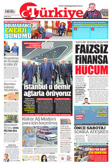 TÜRKİYE GAZETESİ 20 Haziran 2026 gazete manşeti