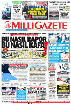 MİLLİ GAZETE 20 Haziran 2026 gazete manşeti