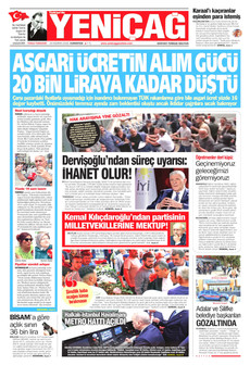 YENİÇAĞ 20 Haziran 2026 gazete manşeti