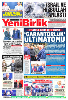YENİBİRLİK 20 Haziran 2026 gazete manşeti