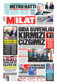MİLAT 20 Haziran 2026 gazete manşeti