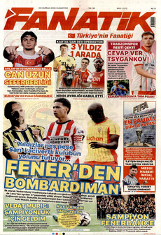 FANATİK 20 Haziran 2026 gazete manşeti