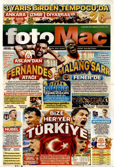 FOTOMAÇ 20 Haziran 2026 gazete manşeti