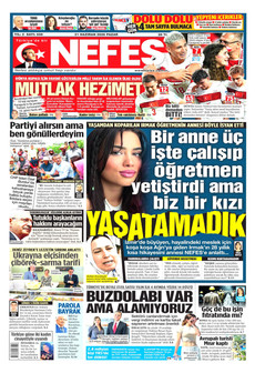 NEFES 21 Haziran 2026 gazete manşeti