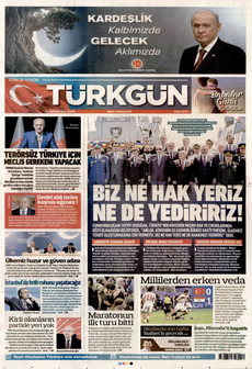 TÜRKGÜN 21 Haziran 2026 gazete manşeti