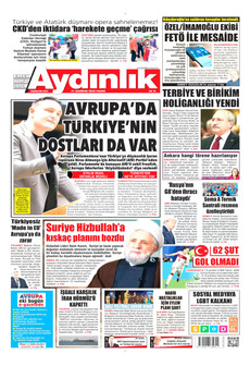 AYDINLIK GAZETESİ 21 Haziran 2026 gazete manşeti