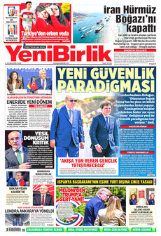 YENİBİRLİK 21 Haziran 2026 gazete manşeti
