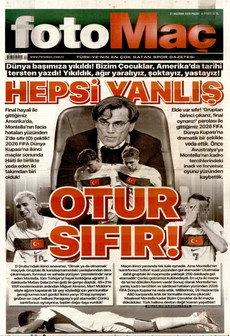 FOTOMAÇ 21 Haziran 2026 gazete manşeti