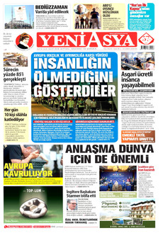 YENİ ASYA 23 Haziran 2026 gazete manşeti