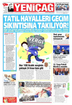 YENİÇAĞ 23 Haziran 2026 gazete manşeti