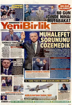 YENİBİRLİK 23 Haziran 2026 gazete manşeti