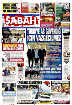 SABAH 24 Haziran 2026 gazete manşeti