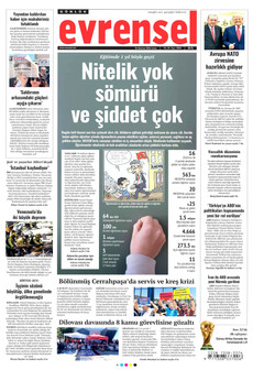 EVRENSEL 26 Haziran 2026 gazete manşeti