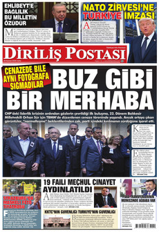 DİRİLİŞ POSTASI 26 Haziran 2026 gazete manşeti