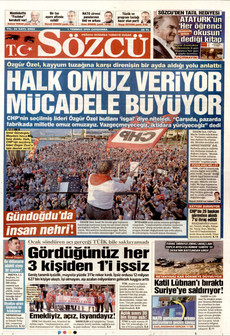 SÖZCÜ 1 Temmuz 2026 gazete manşeti