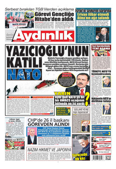AYDINLIK GAZETESİ 1 Temmuz 2026 gazete manşeti