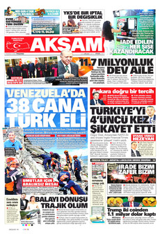 AKŞAM 2 Temmuz 2026 gazete manşeti