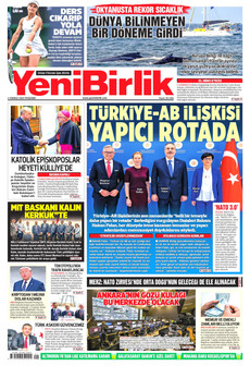 YENİBİRLİK 2 Temmuz 2026 gazete manşeti