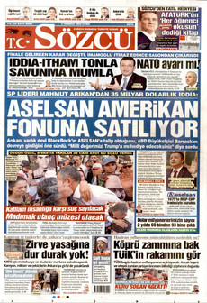 SÖZCÜ 3 Temmuz 2026 gazete manşeti